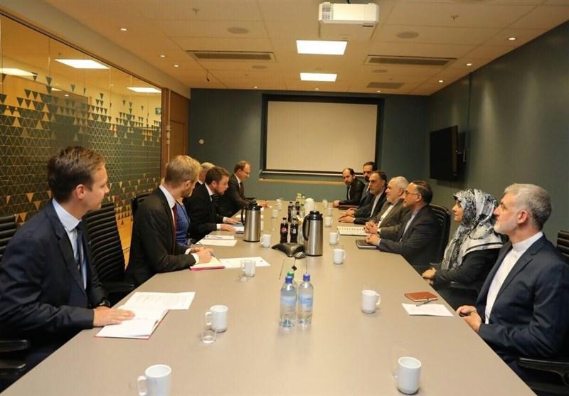 دیدار ظریف با وزیر تجارت نروژ