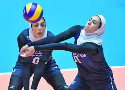 والیبال بانوان آسیا؛ دو شکست برای تیم ایران