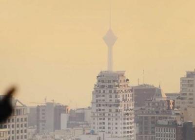 هوای تهران آلوده شد