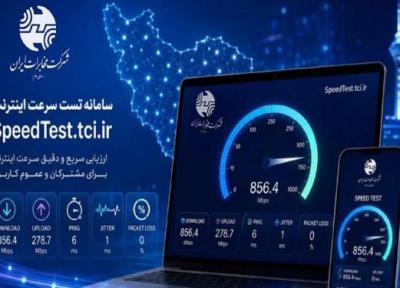 ابزار اسپید تست مخابرات راه اندازی شد؛ تست سرعت اینترنت فیبر نوری در پنل کاربران